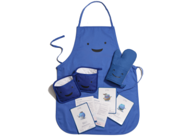 Doptelet Platelet Character Apron and Oven Mitt